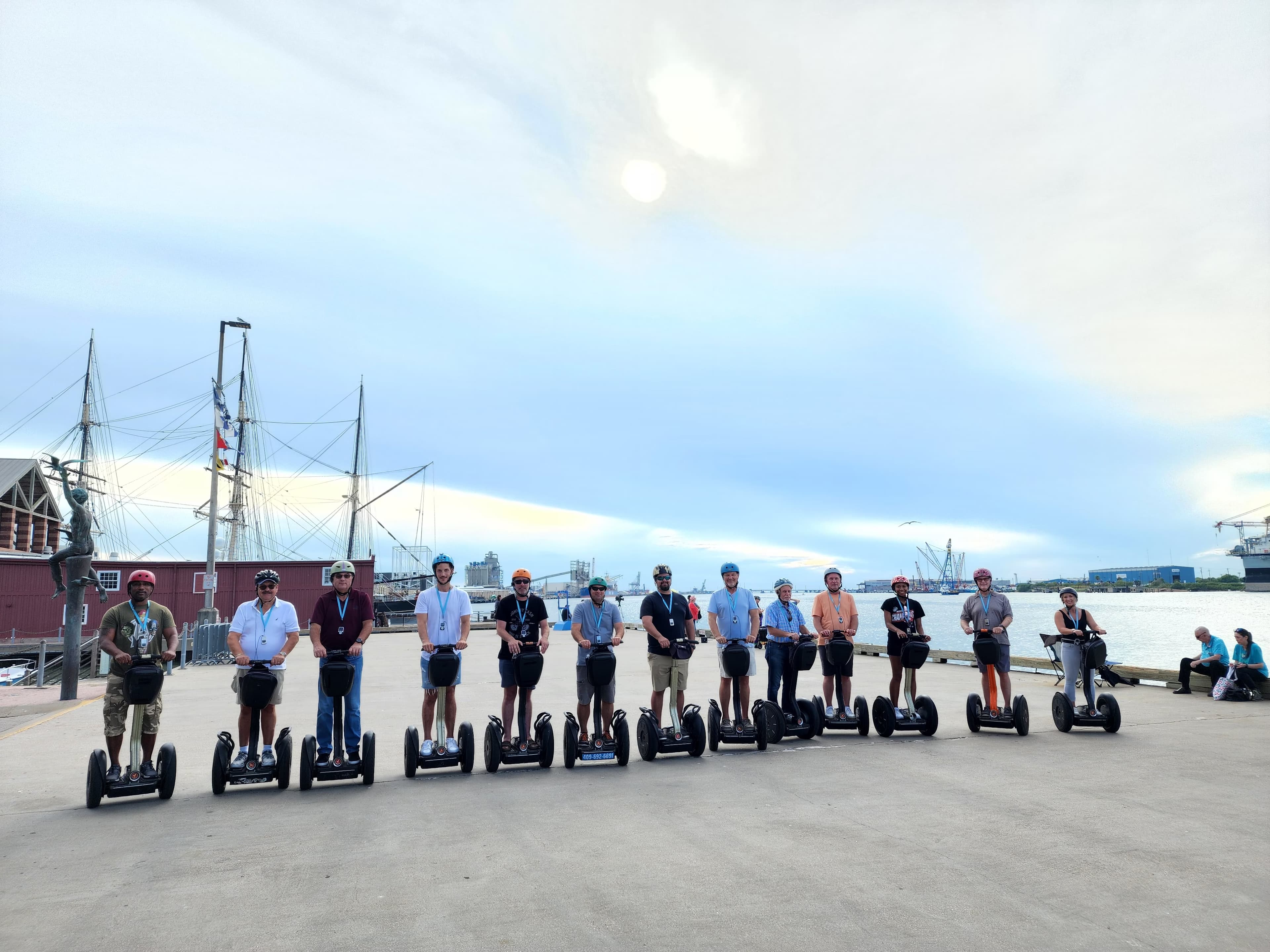 Romantic sunset Segway tour in Galveston