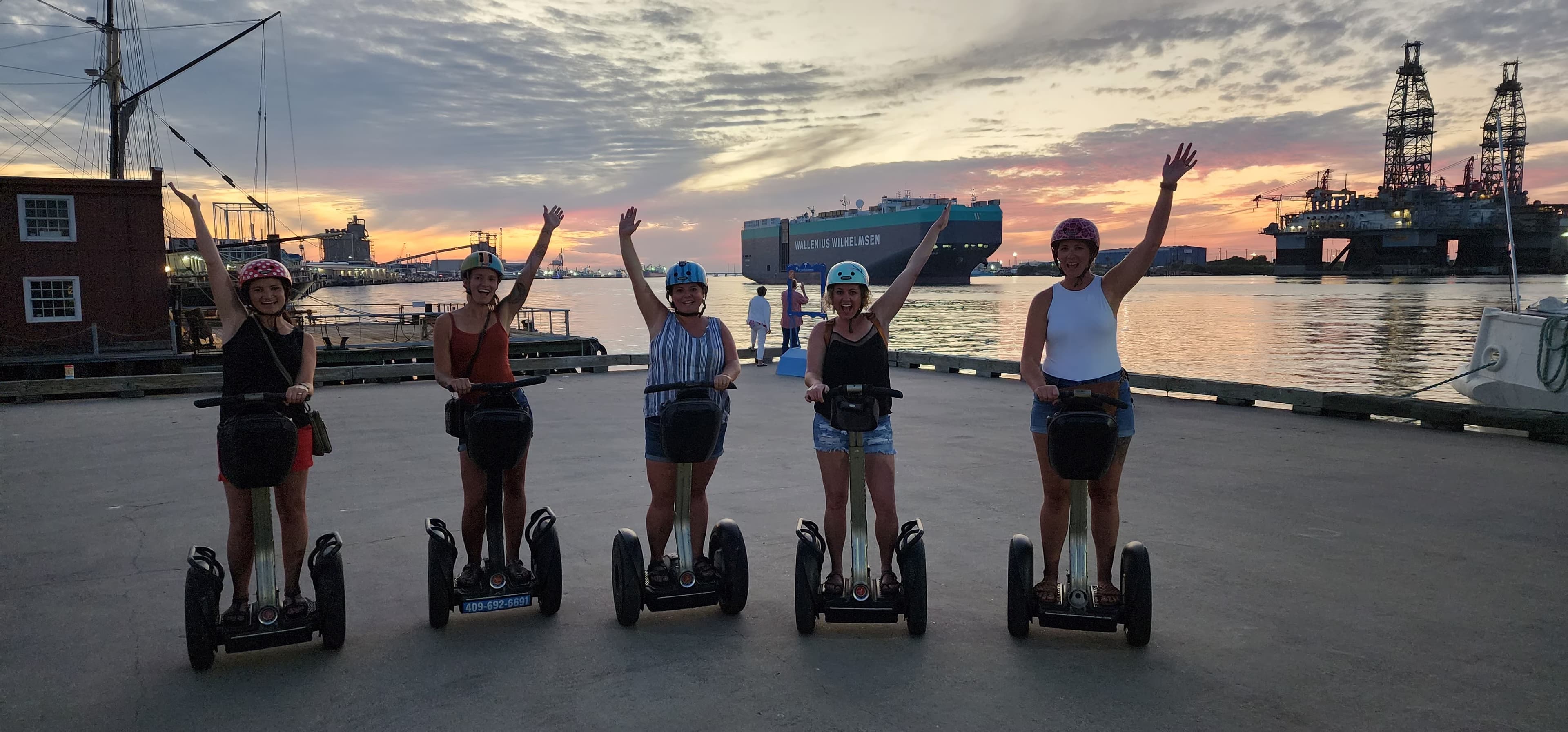 Haunted legends tour group exploring spooky locations