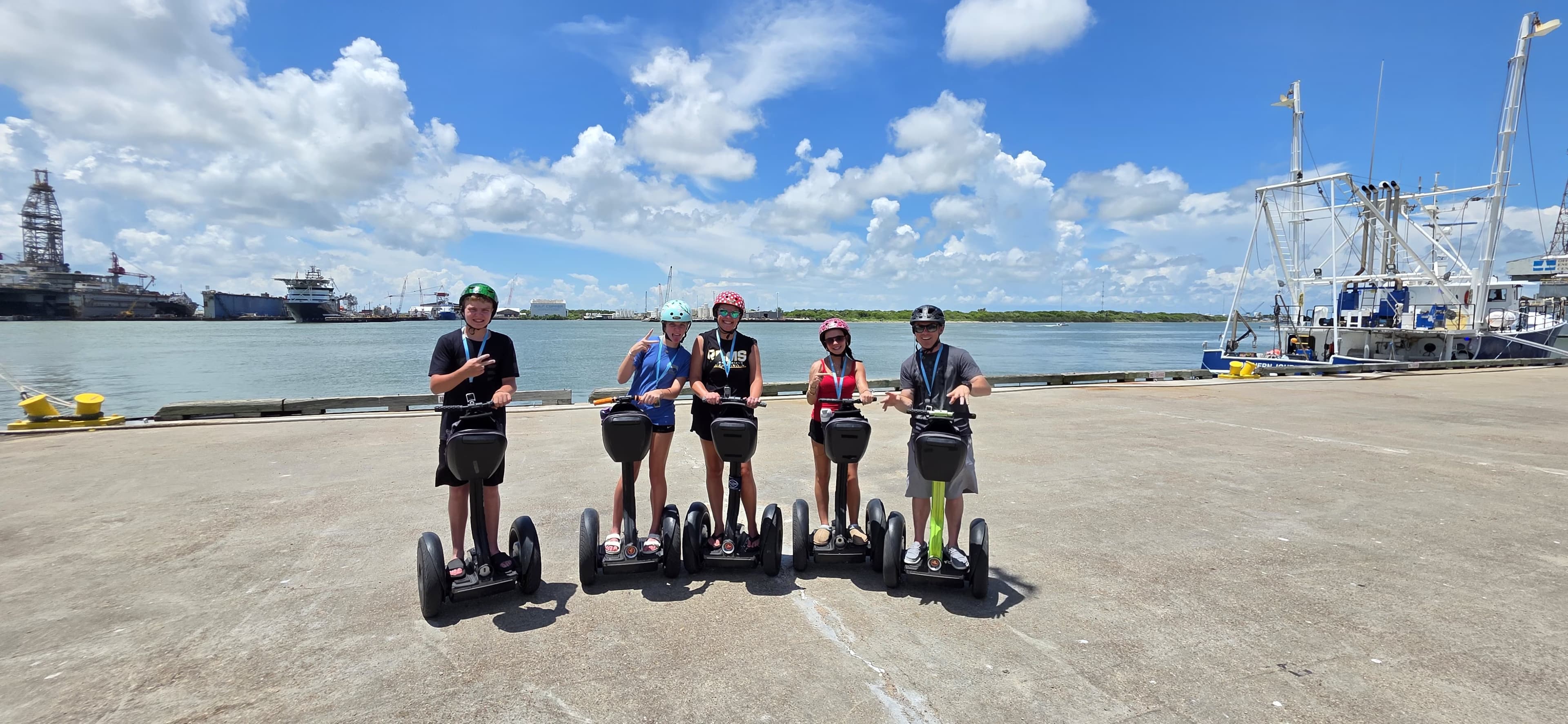 Happy guests on recent Galveston tour