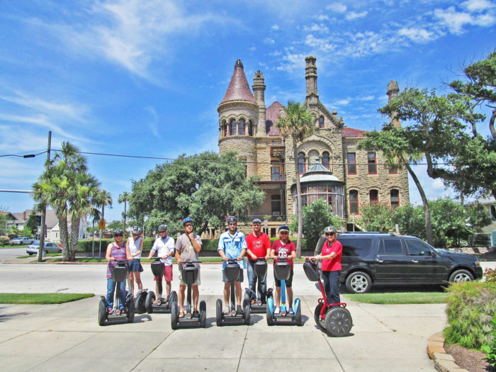Our SegCity Segway Galveston team, along with our tour guides