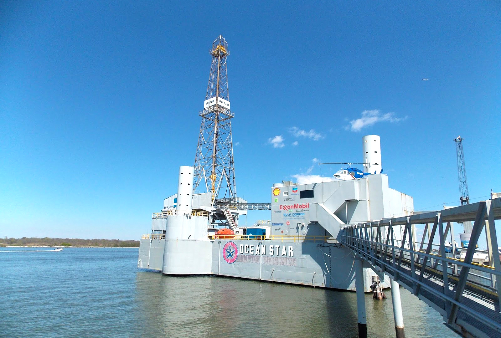 Oceran star offshore drilling rig and museum